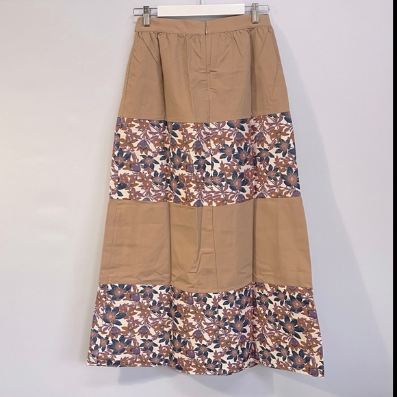 NWT Sachin & Babi Jacquard Tiered Maxi Skirt - Picture 4 of 9